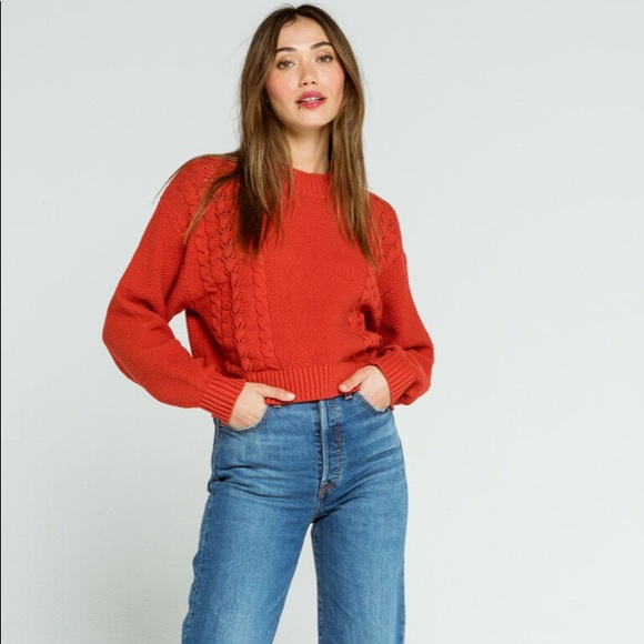 2X HP! NWT Billabong Great Escape Cable Knit Sweater - Picture 6 of 13